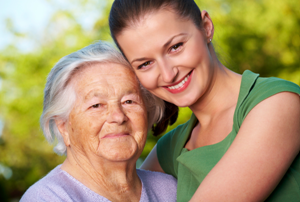 caregiver-with-elder-assisted-living