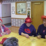Red Hat Saucey Scarlets Play Games With Residents