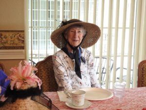 the cottages assisted living memory care resident tea party